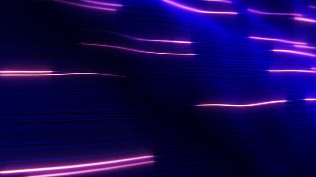 Electric Abstract Fibers Cable, Loop, 4k

