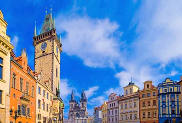 Zelfklevend Fotobehang Place de la vieille ville, Prague © aterrom