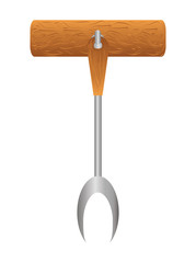 fork, icon. Cutlery and menu. vector graphic