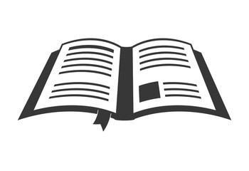 Book icon. Reading concept. Vector graphic