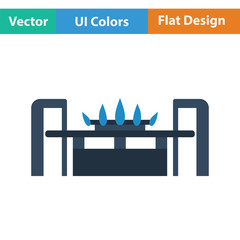 Gas burner icon