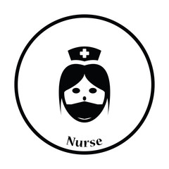 Nurse head icon