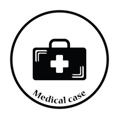 Medical case icon