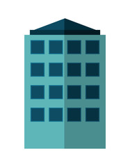 Building icon. Architecture and city. Vector graphic