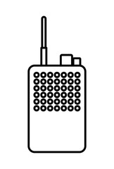 Radio icon. Communication design. vector graphic