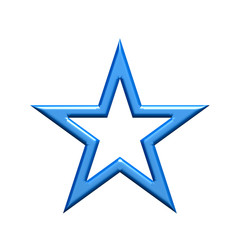 Obraz premium Star. 3D rendering illustration