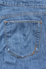 blue jeans pocket