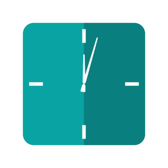 frame clock icon. Time design. vector graphic