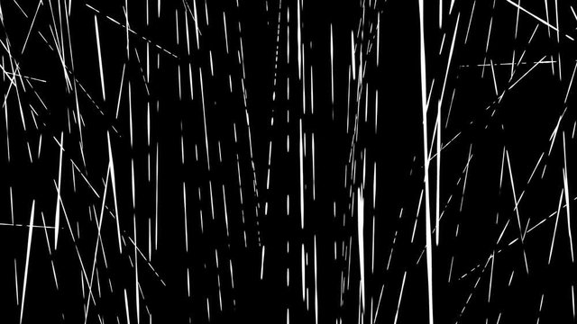 Dark creepy broken line motion background loop