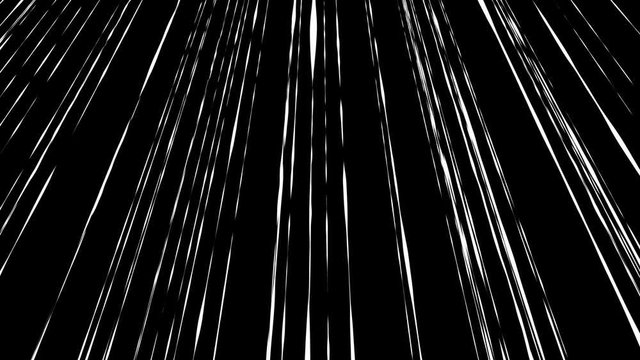 Dark creepy broken line motion background loop