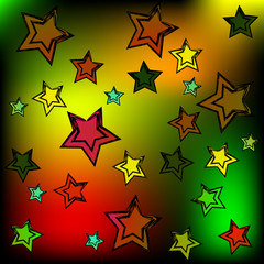 Background of the stars.