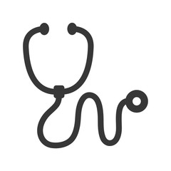 Stethoscope icon. Medical and health care design. Vector graphic