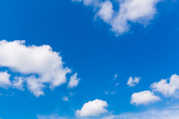 Obraz na płótnie Canvas Blue sky and cloud background