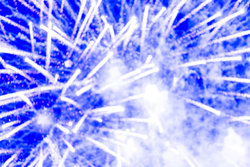 Abstract blur firework background