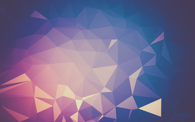 Abstract low poly background, geometry triangle