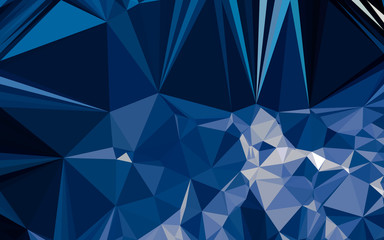 Obraz premium Abstract low poly background, geometry triangle