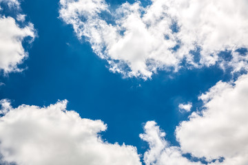 Blue sky background