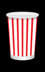 a blank soft drink cup 