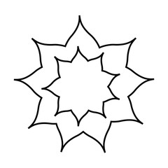 flower garden  isolated icon design