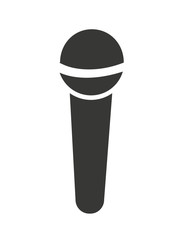 microphone isolated icon design