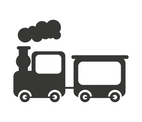 train toy isolated icon design