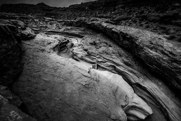 Little Wild Horse Canyon Black and White