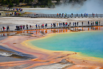 Grand Prismatic Spring, Yellowstone National Park, Wyoming