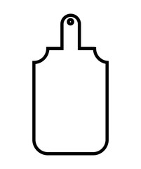 chopping food isolated icon design