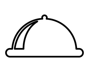 serving tray isolated icon design
