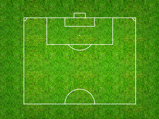 Half of football field or soccer field pattern and texture for create soccer tactic. © Lifestyle Graphic