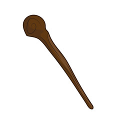 Walking stick isolated illustration