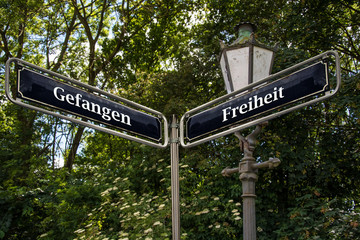 Fototapeta premium Schild 105 - Freiheit