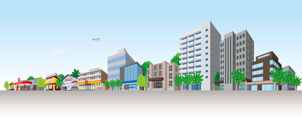 Obraz premium 街並み