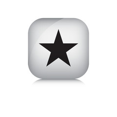 Rating vector icon in isolate white background.