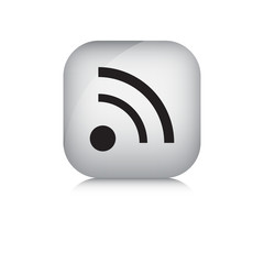 WiFi vector icon in isolate white background.