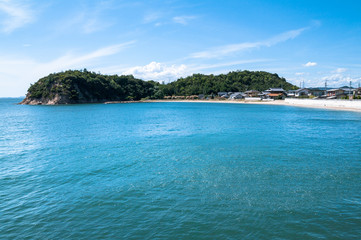 香川県　直島の岬