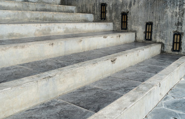 Concrete and stone Staircase