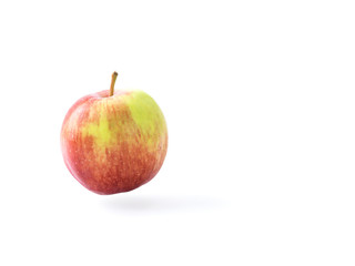Ripe apple isolated on white background