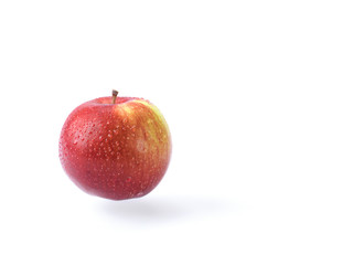 Ripe apple isolated on white background