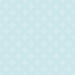 Fototapeta premium Cute vintage primitive seamless Christmas patterns in shabby chic style