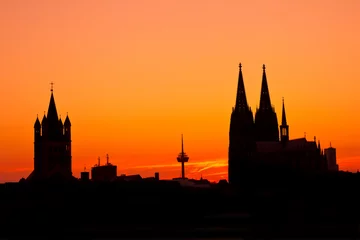 Koeln, Skyline orange © pitsch22