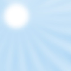 Obraz premium blue sunny sky background