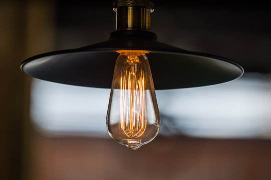 Edison retro light bulb