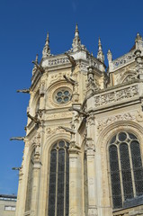 Fototapeta na wymiar Chevet de l'église Saint-Pierre à Caen (Calvados-Normandie)