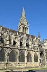 Fototapeta na wymiar Eglise Saint-Pierre à Caen (Calvados-Normandie)