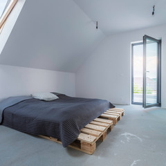 Bedroom at the attic