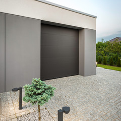 Modern home garage