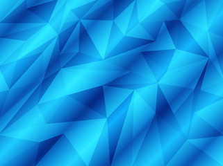 Obraz premium BLUE POLYGON BACKGROUND