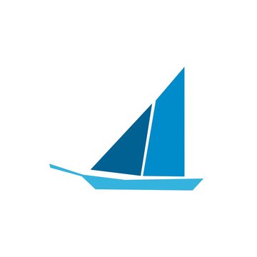 Symbol logo yacht icon transportation tools sailboat nautical
