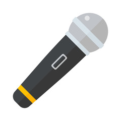 TV news or event microphone illustration